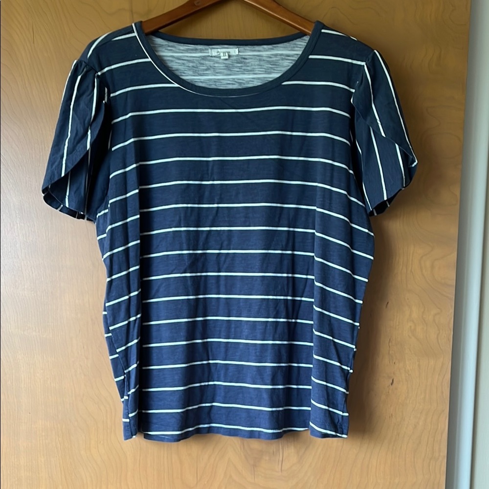 Maurices Blue Boxy Short Sleeve Tee